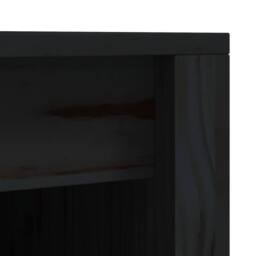 Berkfield Home Outdoor Kitchen Cabinet Black 55x55x92 cm Solid Wood Pine - Size: 55 x 55 x 92 cm - thumbnail 7