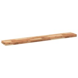 Berkfield Home Floating Shelves 3 pcs 120x20x4 cm Oil Finished Solid Wood Acacia in Brown - Size: 120 x 20 x 4 cm - thumbnail 3