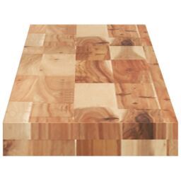 Berkfield Home Floating Shelves 3 pcs 120x20x4 cm Oil Finished Solid Wood Acacia in Brown - Size: 120 x 20 x 4 cm - thumbnail 5