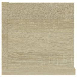 Berkfield Home CD Wall Shelf Sonoma Oak 100x18x18 cm Engineered Wood in Beige - Size: 100 x 18 x 18 cm - thumbnail 5