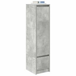 Berkfield Home Highboard Concrete Grey 29.5x34x119.5 cm Engineered Wood - thumbnail 4