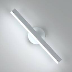 Goeco LED Indoor Wall Light, 12 W Acrylic Wall Light in 300° Rotating, 6500K in White