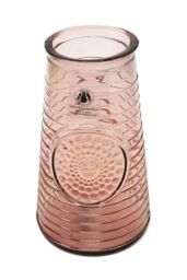Verano Spanish Ceramics Glass Mandala Home Décor Medium Vase (H) 27.5cm in Pink - thumbnail 1