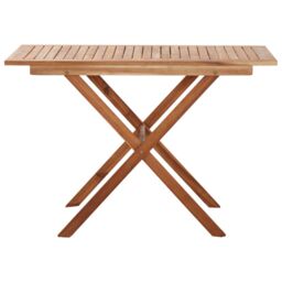 Berkfield Home Garden Table 110x67x74 cm Solid Acacia Wood in Brown - Size: 110 x 67 x 74 cm - thumbnail 2