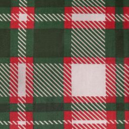 OHS Christmas Check Duvet Cover Bedding Set Pillowcase Reversible Soft Tartan Quilt in Red - Size: Double - thumbnail 4