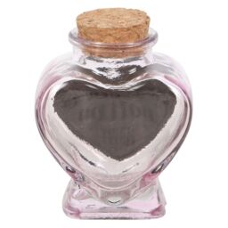 Something Different Love Potion Glass Heart Bottle in Pink - thumbnail 2