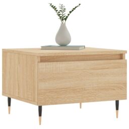 Berkfield Home Coffee Tables 2 pcs Sonoma Oak 50x46x35 cm Engineered Wood in Brown - Size: 50 x 46 x 35 cm - thumbnail 3
