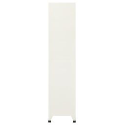 Berkfield Home Locker Cabinet Grey & Blue 90x40x180 cm Steel - Size: 90 x 40 x 180 cm - thumbnail 4
