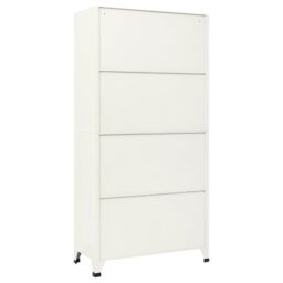 Berkfield Home Locker Cabinet Grey & Blue 90x40x180 cm Steel - Size: 90 x 40 x 180 cm - thumbnail 5