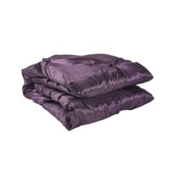 Voltico Buttoned Bedspread 140×200cm - Teal/Plum/Natural/Silver in Plum - Size: EU Double - thumbnail 4