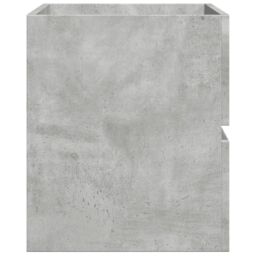 Berkfield Home Bathroom Hanging Cabinet Concrete Grey 80x38.5x45 cm Engineered Wood - thumbnail 5