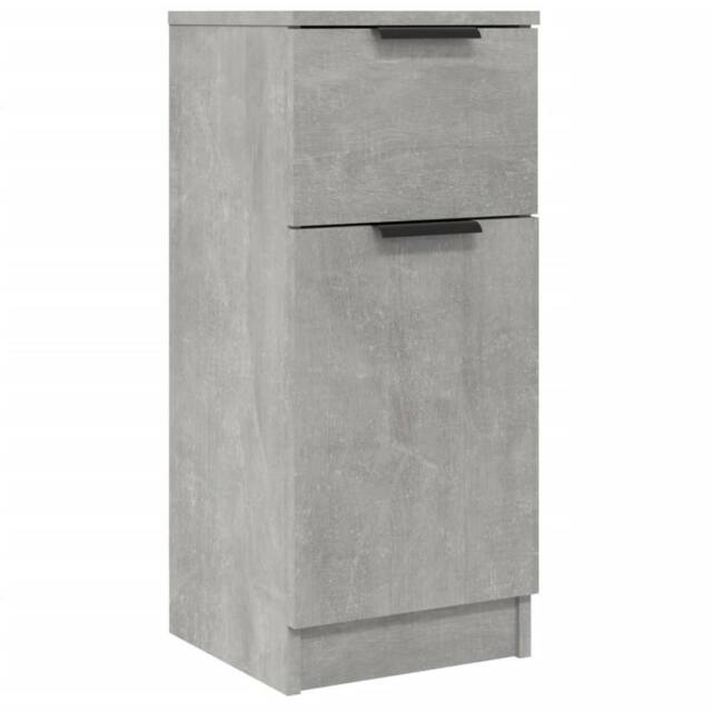 Berkfield Home Sideboard Concrete Grey 30x30x70 cm Engineered Wood - Size: 30 x 30 x 70 cm - image 1