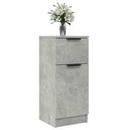 Berkfield Home Sideboard Concrete Grey 30x30x70 cm Engineered Wood - Size: 30 x 30 x 70 cm - thumbnail 4