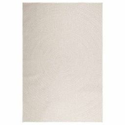Berkfield Home Rug ZIZUR Cream 160x230 cm Jute Look Indoor & Outdoor - Size: Medium - thumbnail 1