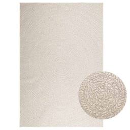 Berkfield Home Rug ZIZUR Cream 160x230 cm Jute Look Indoor & Outdoor - Size: Medium - thumbnail 2