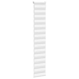 Berkfield Home Elegant Zebra Blind White 40x200 cm Fabric Width 35.9 cm Polyester - thumbnail 1