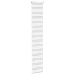 Berkfield Home Elegant Zebra Blind White 40x200 cm Fabric Width 35.9 cm Polyester - thumbnail 4