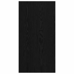 Berkfield Home Wall-Mounted TV Cabinet in Black Oak - 37 x 37 x 72 cm, Made of E - Size: 37 x 37 x 72 cm - thumbnail 8