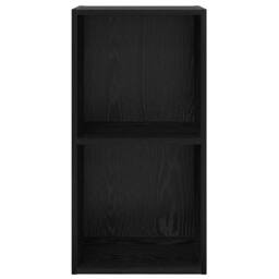 Berkfield Home Wall-Mounted TV Cabinet in Black Oak - 37 x 37 x 72 cm, Made of E - Size: 37 x 37 x 72 cm - thumbnail 7