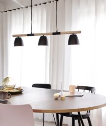 Nordlux Modern Indoor Metal Wood Black Mains Powered, IP20 - thumbnail 3