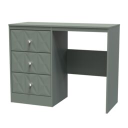 Ready Assembled 2 U Memphis 3 Drawer Desk/ dressing Table (Ready Assembled) in Pale Green - Size: Medium - thumbnail 3