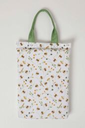 Homescapes Kneeling Pad for Garden with Floral Bee Design in Green - thumbnail 2