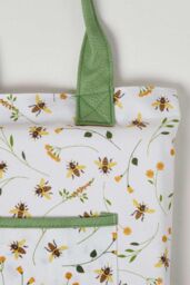Homescapes Kneeling Pad for Garden with Floral Bee Design in Green - thumbnail 5