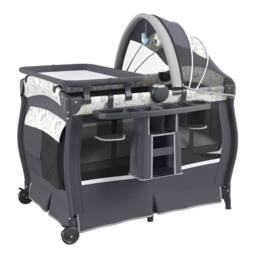CASART 5 in 1 Portable Pack & Play Baby Nursery Center w/Bassinet &Travel Bag - Size: Cot Bed - thumbnail 9