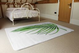 Benjamin Tate Design Botanical Leaf Designer Rug in Natural - Size: Large - thumbnail 3