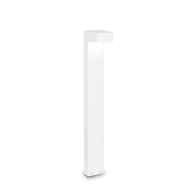 Netlighting Sirio 2 Light Outdoor Tall Bollard White IP44 G9 - image 1