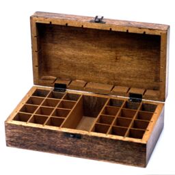 KDMD Mango Aromathrapy Box - Floral (holds 24+1) in Brown - thumbnail 2