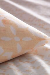 Martex Medina Duvet Cover Set in Peach - Size: Super King - thumbnail 3