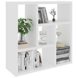 Berkfield Home Wall Shelf White 45.1x16x45.1 cm Engineered Wood - thumbnail 3