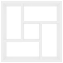 Berkfield Home Wall Shelf White 45.1x16x45.1 cm Engineered Wood - thumbnail 4