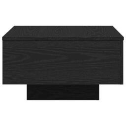 Berkfield Home Black Oak Coffee Table 55x55x31 cm Made from Engineered Wood - Size: 55 x 55 x 31 cm - thumbnail 7
