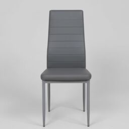 KOSY KOALA Oak Effect Dining Table Set With 6 Grey Faux Leather Chairs Dining Room Furniture in Brown - thumbnail 5