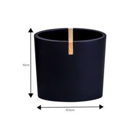 Showerdrape Sonata Bamboo Bathroom Accessory Set - Soap Dish & Toothbrush Holder in Black - thumbnail 4