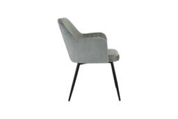 Outdoor Living San Diego Marble Top Dining Table with Charlotte Velvet Chairs - Grey - thumbnail 8