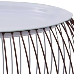Berkfield Home Coffee Table Gold Ã˜ 41 cm - thumbnail 4