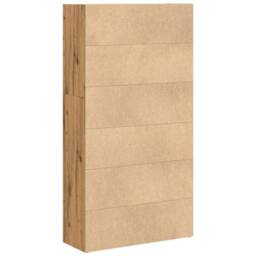 Berkfield Home Bookcase Artisian Oak 80x30x152 cm Engineered Wood in Brown - Size: 80 x 30 x 152 cm - thumbnail 6
