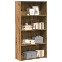Berkfield Home Bookcase Artisian Oak 80x30x152 cm Engineered Wood in Brown - Size: 80 x 30 x 152 cm