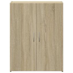 Berkfield Home File Cabinet Sonoma Oak 60x32x77.5 cm Engineered Wood in Brown - thumbnail 4