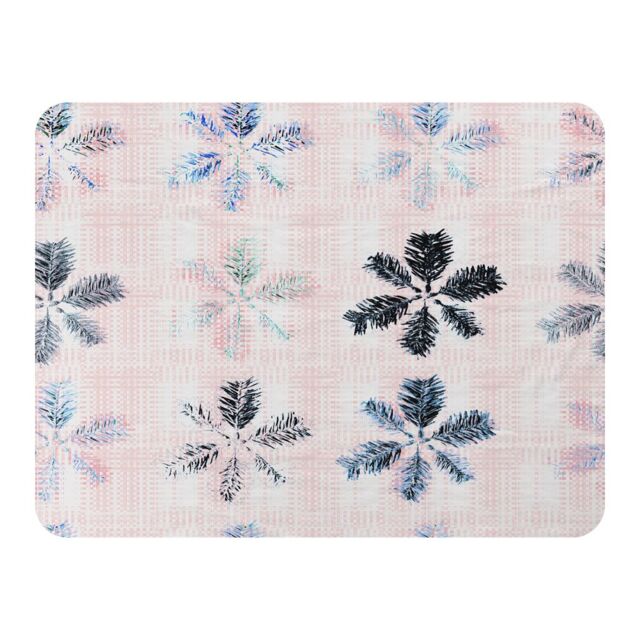 Benjamin Tate Design Colorful Pine Leaves Blanket in Natural - Size: 120 cm x 150 cm - image 1