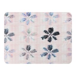 Benjamin Tate Design Colorful Pine Leaves Blanket in Natural - Size: 120 cm x 150 cm - thumbnail 1