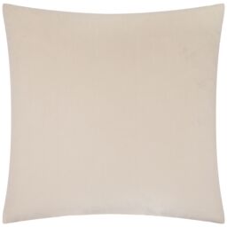 Paoletti Evoke Cut Velvet Cushion in Natural - Size: 45 cm x 45 cm - thumbnail 3