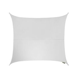 Primrose 6m x 4.2m Triangle Water Resistant Sun Shade 96.5% UV Block Free Rope in White - thumbnail 1