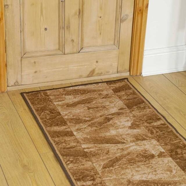 runrug Hallway Carpet Runner Rug - Soft & Comfy, Non-Slip, 8mm - 'Sardis' in Dark Brown - Size: 100 cm x 210 cm - image 1