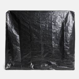 OHS Garden Swing Bench Cover Outdoor Plastic with Drawstring Heavy Duty in Black - thumbnail 3