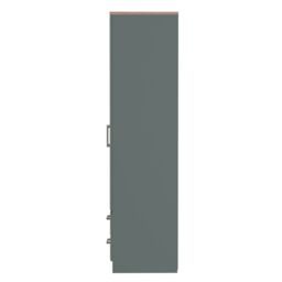 Ready Assembled 2 U Norfolk 2 Door 2 Drawer Wardrobe (Ready Assembled) in Pale Green - thumbnail 2