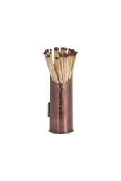 KDMD Copper Finish Log, Kindling & Matchstick Holder Set for Winter in Bronze - thumbnail 4